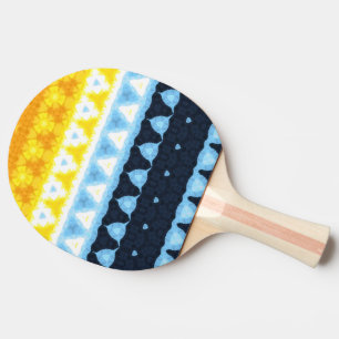 Raquette De Ping Pong Drapeau de fierté Boho Groovy Géométrique Abstrait