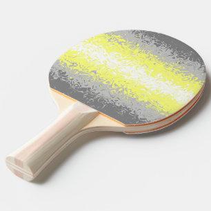Raquette De Ping Pong Drapeau de fierté demigenre abstrait ondoyant psyc