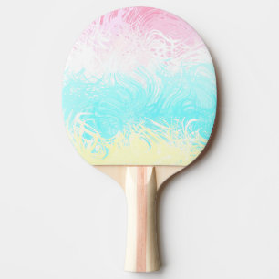 Raquette De Ping Pong Drapeau de fierté Genderflux abstrait bohème tourb