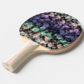 Raquette De Ping Pong Drapeau de fierté Uingender Groovy Boho Bulles Écl (Devant Angle)