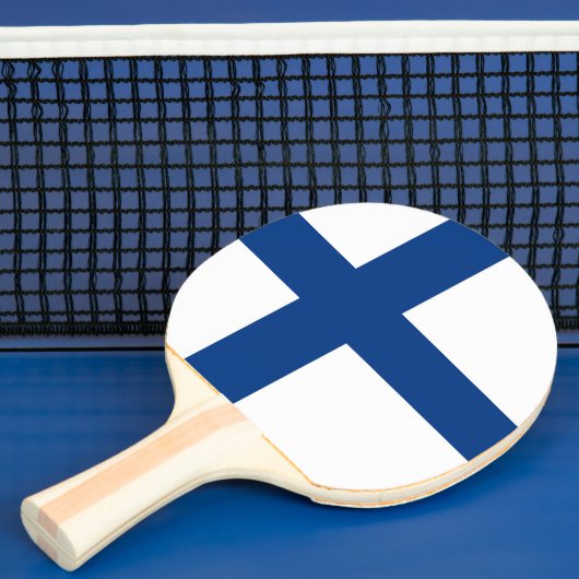 Raquette De Ping Pong Drapeau de Finlande (Insitu)