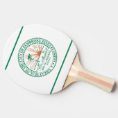 Raquette De Ping Pong Drapeau de Fort Pembroke Pines, Floride (Côté)