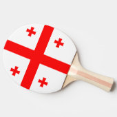 Raquette De Ping Pong Drapeau de Géorgie (Côté)