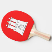 Raquette De Ping Pong Drapeau de Hambourg Ping Pong Paddle (Côté)