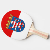 Raquette De Ping Pong Drapeau de Hesse Ping-Pong Paddle (Côté)