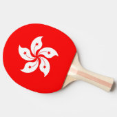 Raquette De Ping Pong Drapeau de Hong Kong (Côté)