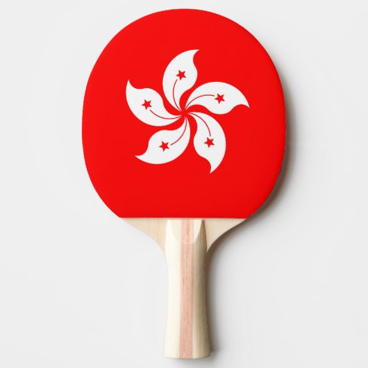 Raquette De Ping Pong Drapeau de Hong Kong (Devant)