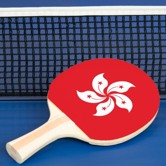 Raquette De Ping Pong Drapeau de Hong Kong (Insitu)