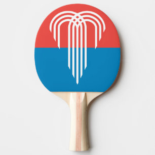 Raquette De Ping Pong Drapeau de Kansas City, Missouri