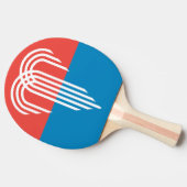 Raquette De Ping Pong Drapeau de Kansas City, Missouri (Côté)