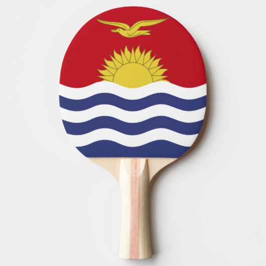 Raquette De Ping Pong Drapeau de Kiribati (Devant)