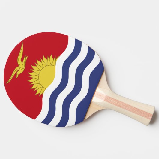 Raquette De Ping Pong Drapeau de Kiribati (Côté)