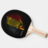 Raquette De Ping Pong Drapeau de la Belgique (Côté)