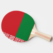 Raquette De Ping Pong drapeau de la Biélorussie (Côté)