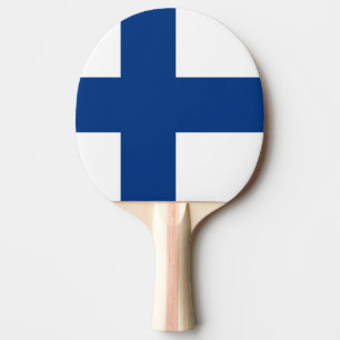 Raquette De Ping Pong Drapeau de la Finlande