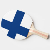Raquette De Ping Pong Drapeau de la Finlande (Côté)
