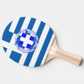 Raquette De Ping Pong Drapeau de la Grèce (Côté)