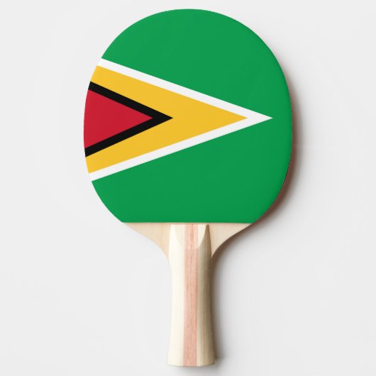 Raquette De Ping Pong Drapeau de la Guyane (Devant)