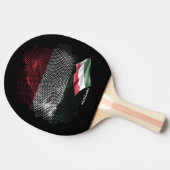 Raquette De Ping Pong Drapeau de la Hongrie (Côté)