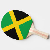 Raquette De Ping Pong Drapeau de la Jamaïque (Côté)