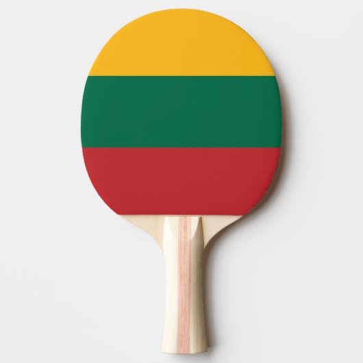 Raquette De Ping Pong Drapeau de la Lituanie (Devant)
