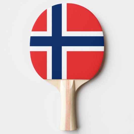 Raquette De Ping Pong Drapeau de la Norvège (Devant)