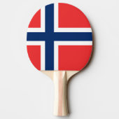 Raquette De Ping Pong Drapeau de la Norvège (Dos)