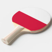 Raquette De Ping Pong Drapeau de la Pologne (Devant Angle)