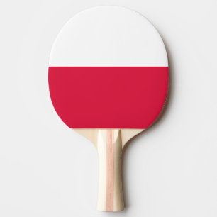 Raquette De Ping Pong Drapeau de la Pologne