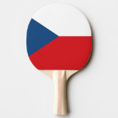 Raquette De Ping Pong Drapeau de la République tchèque (Dos)