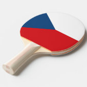 Raquette De Ping Pong Drapeau de la République tchèque (Devant Angle)