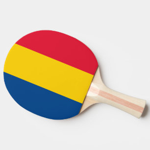 Raquette De Ping Pong Drapeau de la Roumanie
