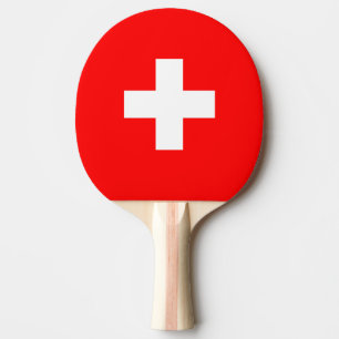 Raquette De Ping Pong Drapeau de la Suisse