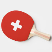 Raquette De Ping Pong drapeau de la Suisse (Côté)