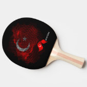 Raquette De Ping Pong Drapeau de la Turquie (Côté)