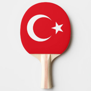 Raquette De Ping Pong Drapeau de la Turquie