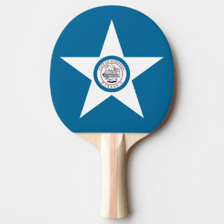 Raquette De Ping Pong Drapeau de la ville de Houston, Texas Ping-Pong Pa