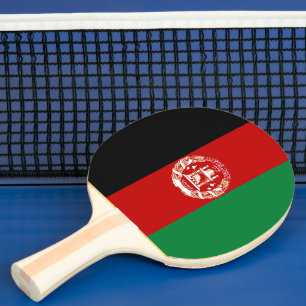 Raquette De Ping Pong Drapeau de l'Afghanistan