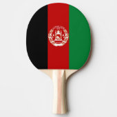 Raquette De Ping Pong Drapeau de l'Afghanistan (Devant)