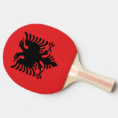 Raquette De Ping Pong Drapeau de l'Albanie (Côté)