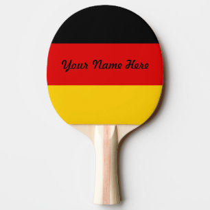 Raquette De Ping Pong Drapeau de l'Allemagne ou du Deutschland
