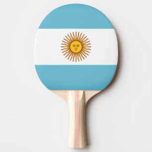 Raquette De Ping Pong Drapeau de l'Argentine