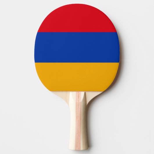 Raquette De Ping Pong Drapeau de l'Arménie (Devant)