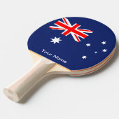 Raquette De Ping Pong Drapeau de l'Australie (Devant Angle)