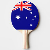 Raquette De Ping Pong Drapeau de l'Australie (Dos)