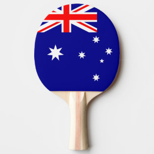Raquette De Ping Pong Drapeau de l'Australie