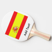 Raquette De Ping Pong Drapeau de l'Espagne (Côté)