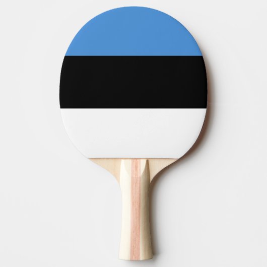 Raquette De Ping Pong Drapeau de l'Estonie (Devant)