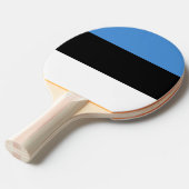Raquette De Ping Pong Drapeau de l'Estonie (Devant Angle)