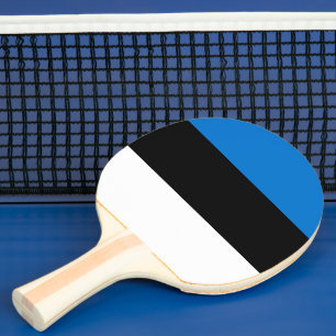 Raquette De Ping Pong Drapeau de l'Estonie